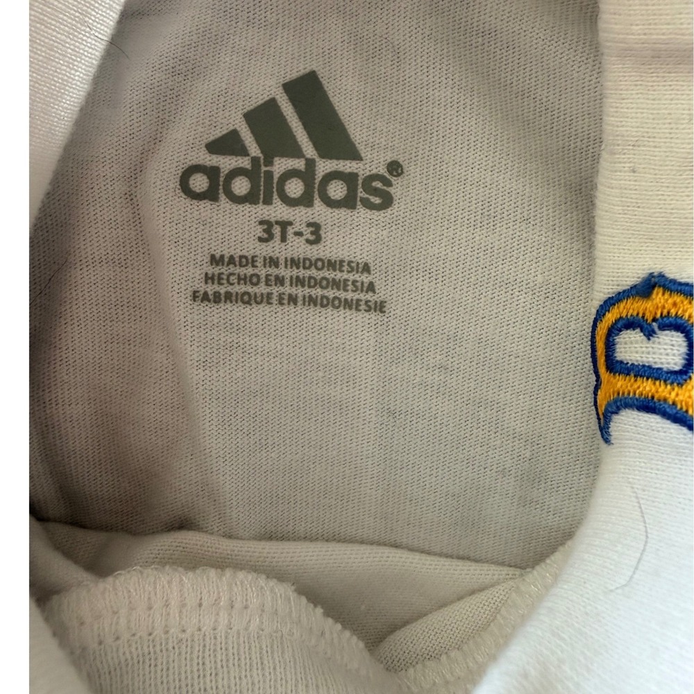 Adidas UCLA Bruins Cheerleader Outfit Toddler 3T Blue Gold Dress Turtleneck Set - Picture 6 of 6
